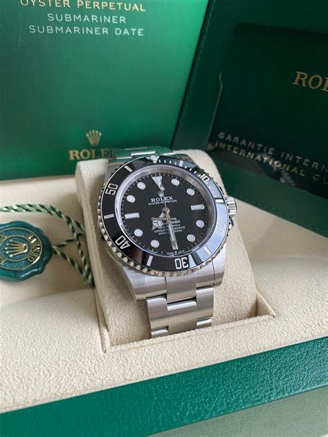 rolex sub date or no date|2023 submariner no date 124060.